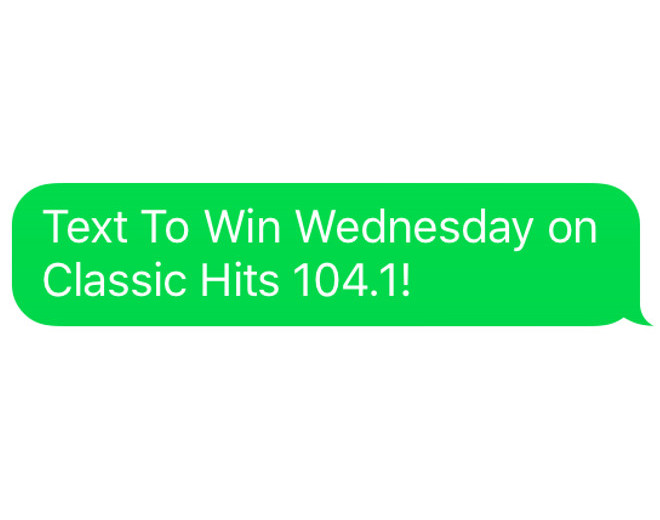 Text To Win Wednesday