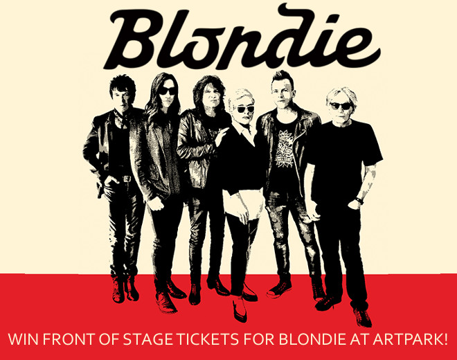 Win Front of Stage Tickets for Blondie at Artpark
