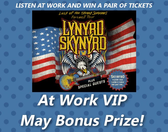 At Work Reward: Lynyrd Skynyrd Tickets