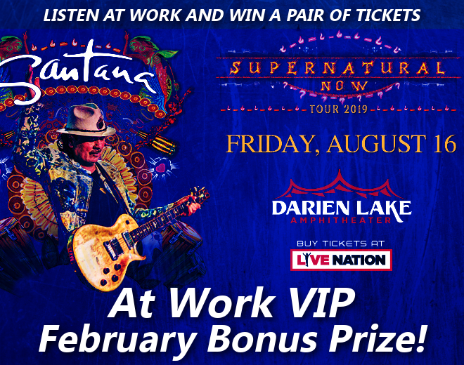At Work Reward: Santana Tickets
