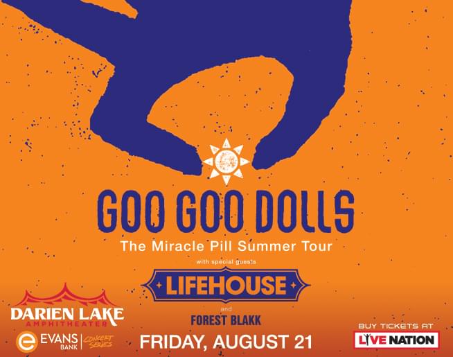 See The Goo Goo Dolls at Darien Lake