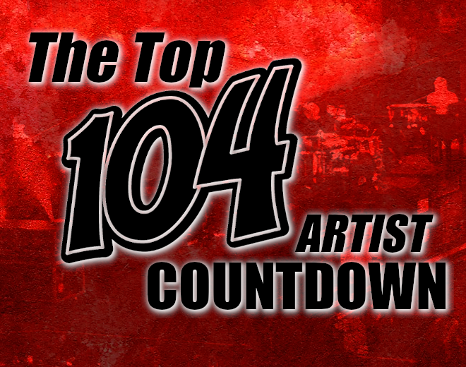 Top 104 Artists Countdown