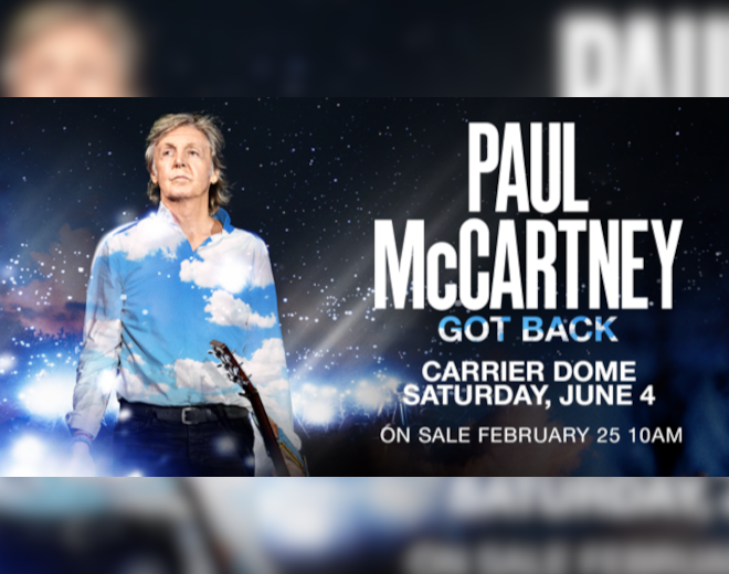 Paul McCartney to Play Carrier Dome
