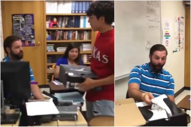 Teacher Gets Surprised When Student Gifts Him With Shoes He’s Wanted Since He Was 12
