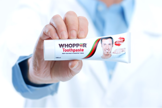 Burger King’s New Toothpaste That Tastes Like a Whopper [VIDEO]