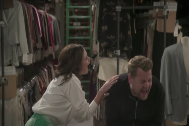 Victoria Beckham & James Corden Sing A Spice Girls Classic In ‘Mannequin’ Movie Parody