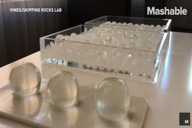Bye Water Bottles, Introducing Edible Water Blobs [VIDEO]