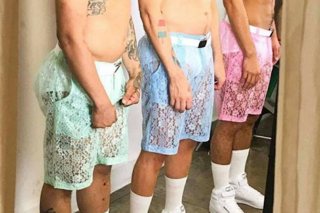 New Trend: Lacey Shorts For Men