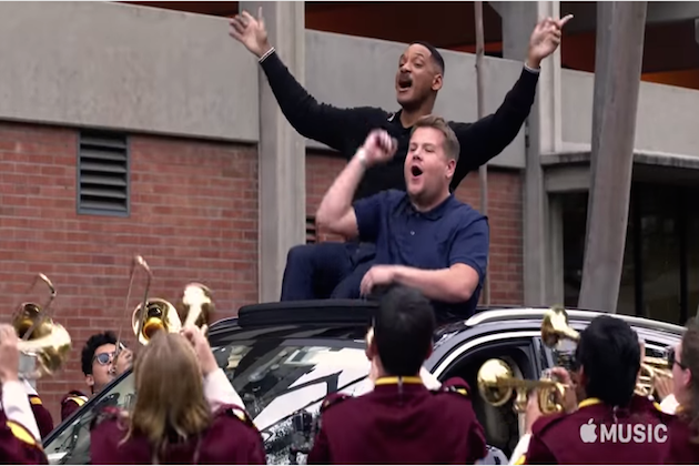 James Corden Gets Jiggy with Will Smith For New Version of “Carpool Karaoke” [VIDEO]