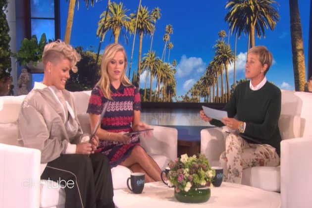 Ellen, P!nk and Resse Witherspoon Play “Never Have I Ever” [VIDEO]