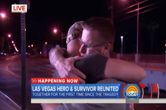 A Vegas Shooting Victim Reunites With The Man Who Saved Him [VIDEO]