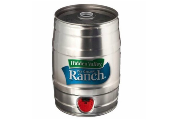 Mini Kegs Filled With Ranch Dressing Are The New Thing