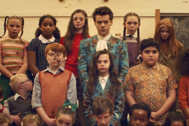 Harry Styles’ ‘Kiwi’ Video Involves Tons Of Kids, Puppies & A Food Fight