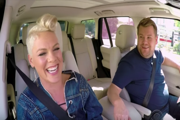 P!nk Flips Things Around On Carpool Karaoke [VIDEO]