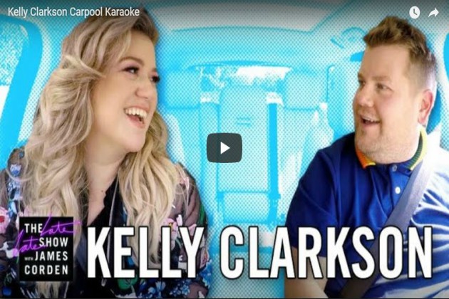 Kelly Clarkson’s ‘Carpool Karaoke’ Turned Into Date Sexy Night [VIDEO]