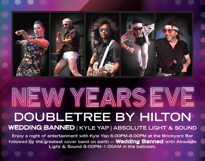 WBNQ’s NYE at the DoubleTree Feat. Wedding Banned