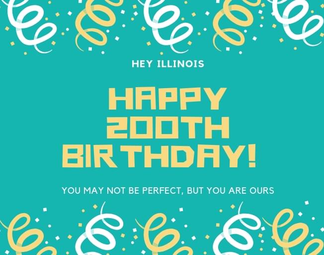 Illinois Birthday Bicentennial Includes Top 200 Results For State Favorites