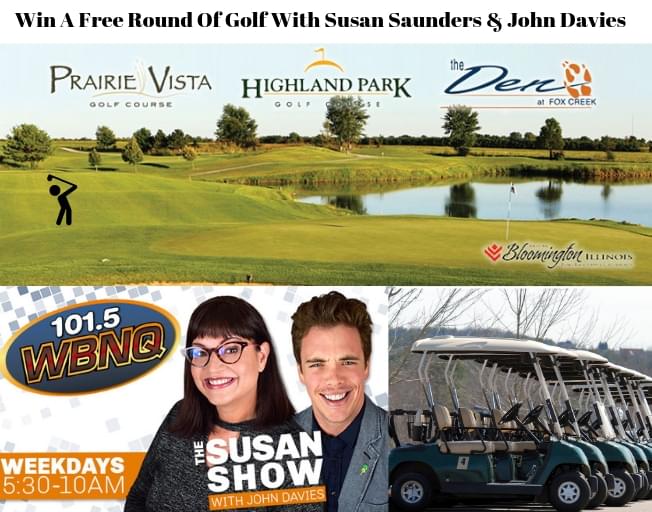 Win A Free Round Of Golf With Susan Saunders and John Davies