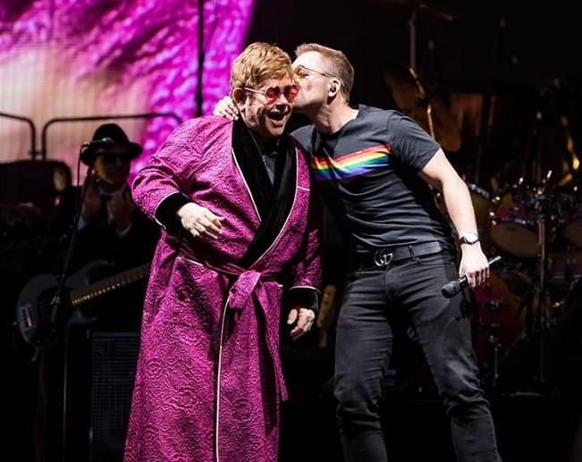 Taron Egerton and Elton John perform a duet of ‘Your Song’