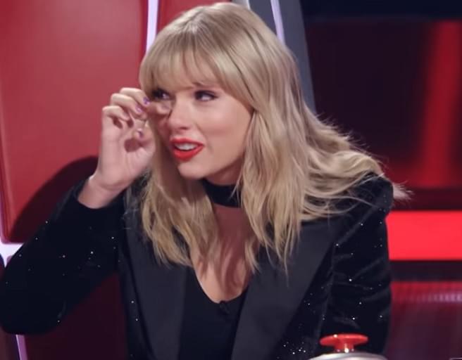 Taylor brought to tears on The Voice?!