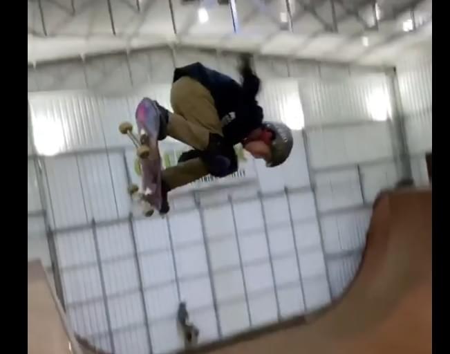 WATCH The 1080! Brazil Skateboarder Completes The Incredible Spin