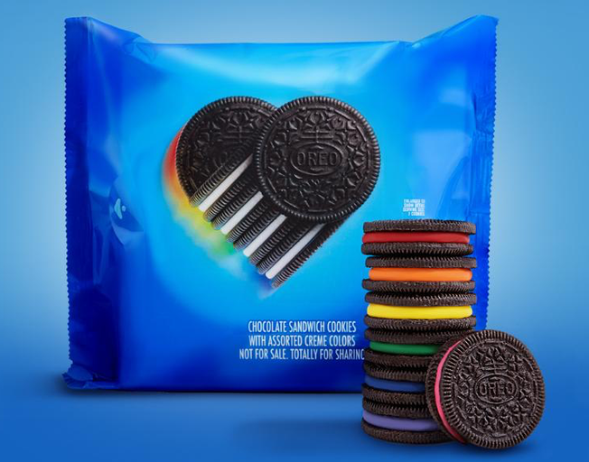 Oreo Releasing Rainbow Cookies In Partnership with PFLAG