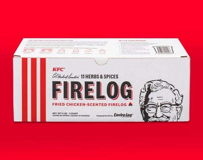 Want A KFC Fried Chicken-Scented Firelog?