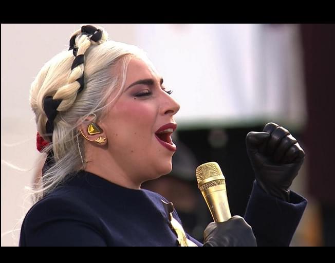 Watch Lady Gaga’s National Anthem From The Inauguration