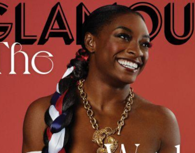 Glamour Cover Girl Simone Biles Debunks Gymnastics Myths