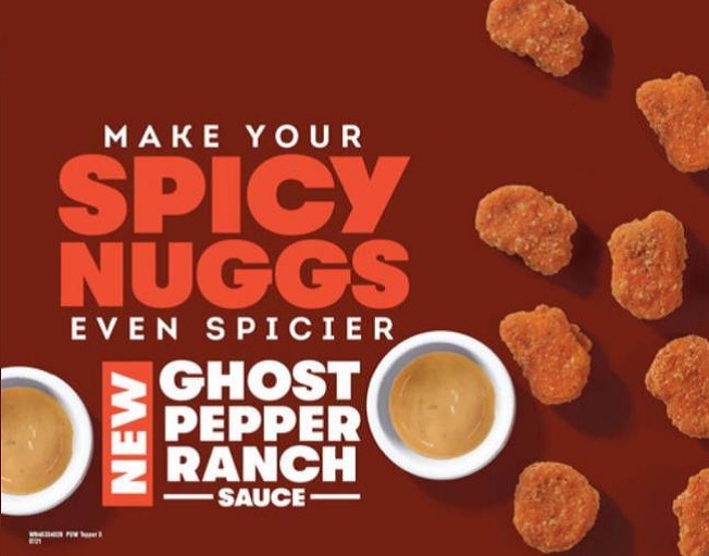 Wendy’s Rolls Out New Ghost Pepper Ranch Sauce