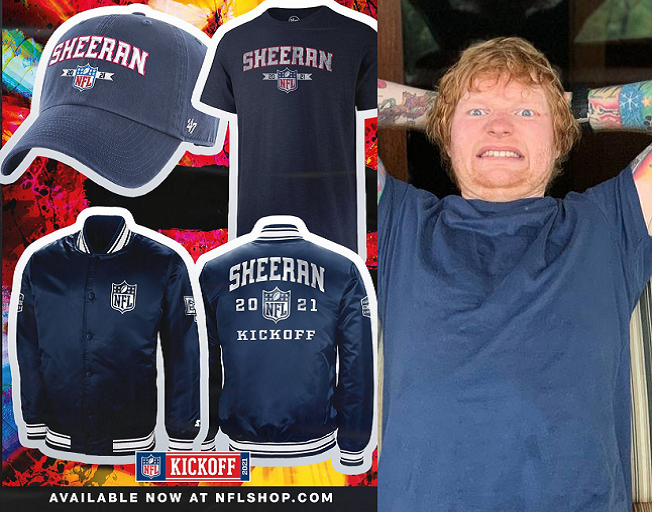 NFL Blasted on Twitter Over Ed Sheeran Merch Nobody Asked For