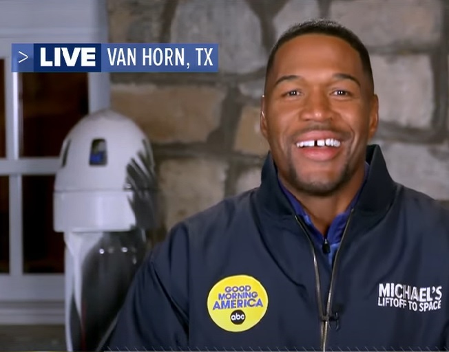 Michael Strahan’s Blue Origin Space Launch Delayed Due to High Winds