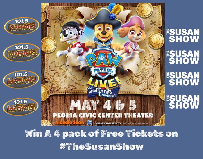 WBNQ Welcomes PAW PATROL LIVE! : “The Great Pirate Adventure” to The PCC