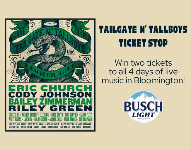 Win 4-Day Tickets to Tailgate N’ Tallboys with Busch Light