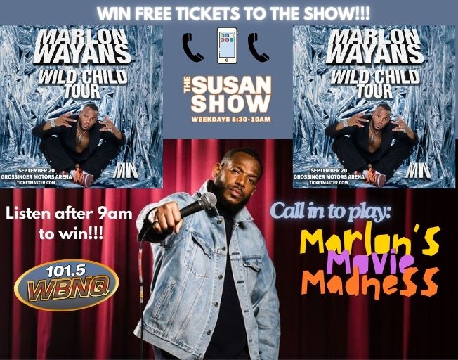 Win Free Marlon Wayans Tickets #TheSusanShow