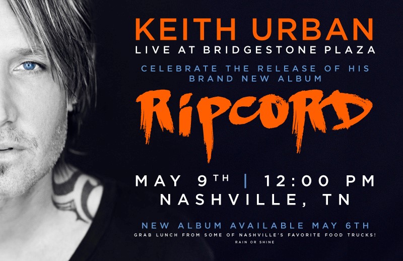 Keith Urban “ripcord” Release Party!