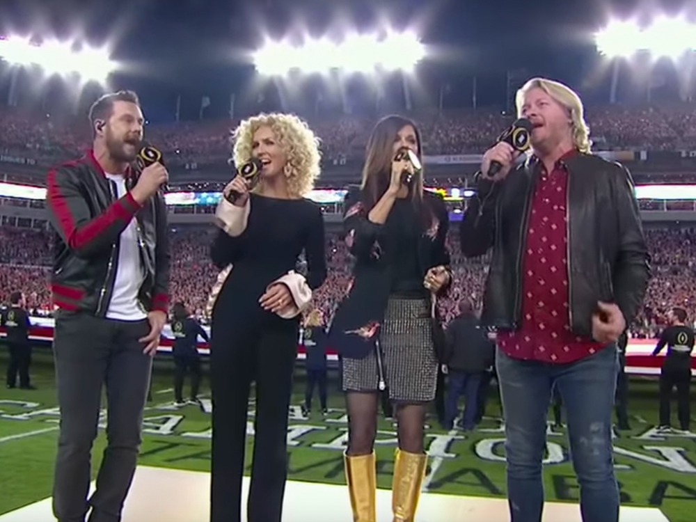 Watch Little Big Town Perform the National Anthem Before College Football Championship Game