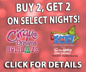 Buy 2, Get 2 at Gaylord Opryland