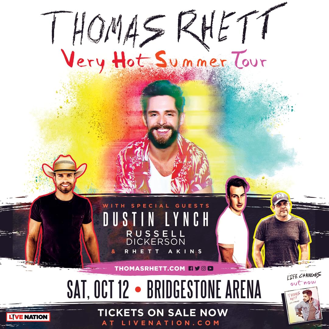 Thomas Rhett’s “Very Hot Summer” Tour