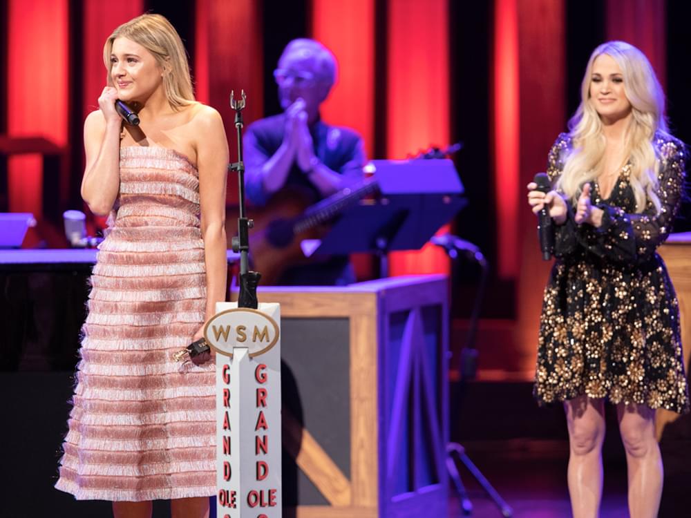 Watch Carrie Underwood Induct Kelsea Ballerini Into the Grand Ole Opry
