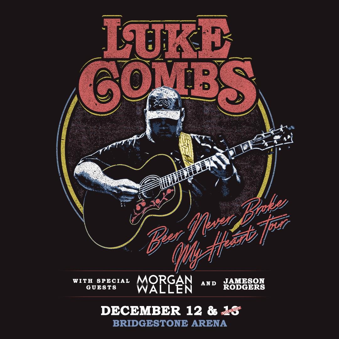 Luke Combs “Beer Never Broke My Heart” Tour!