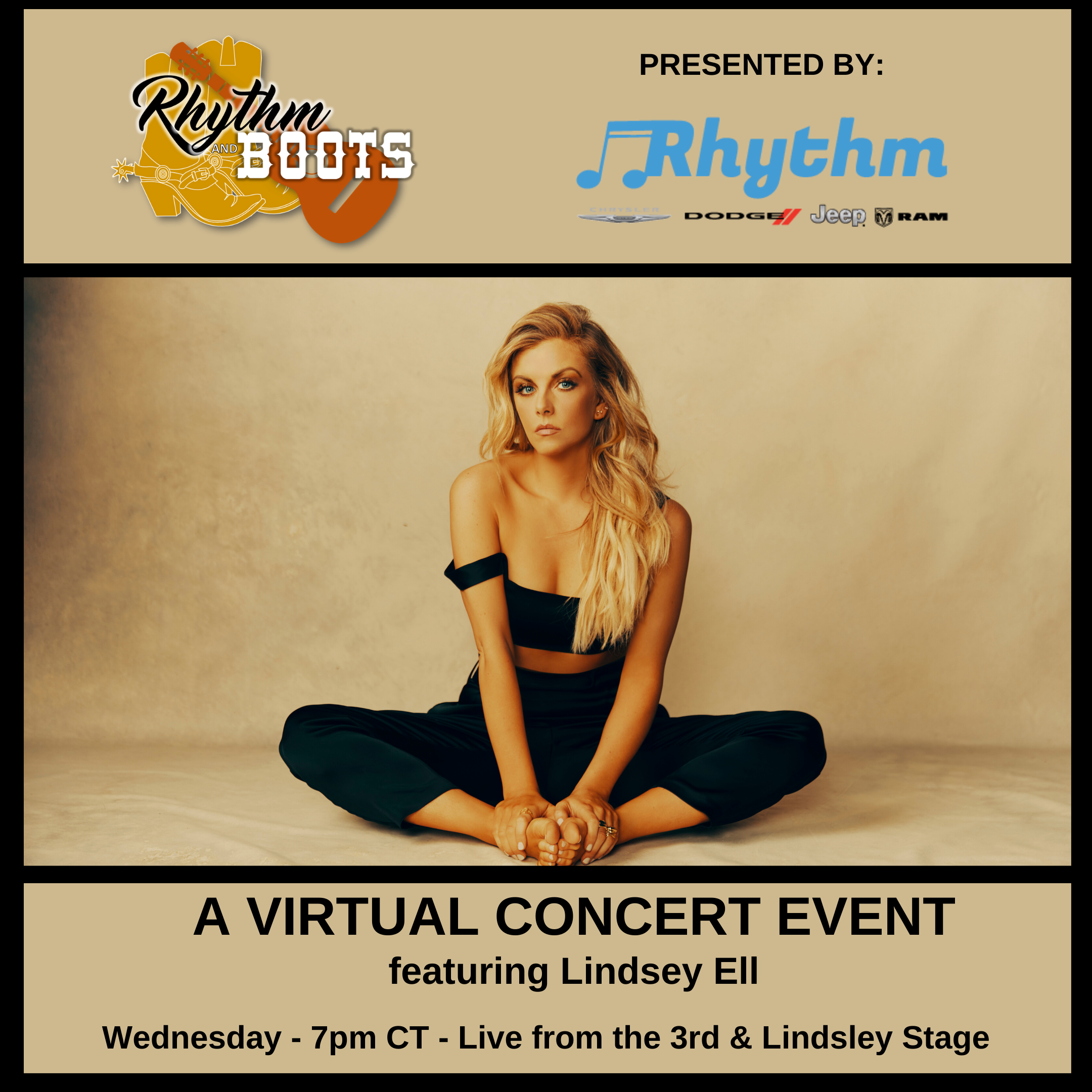Lindsey Ell – Virtual Show – Wednesday! Copy