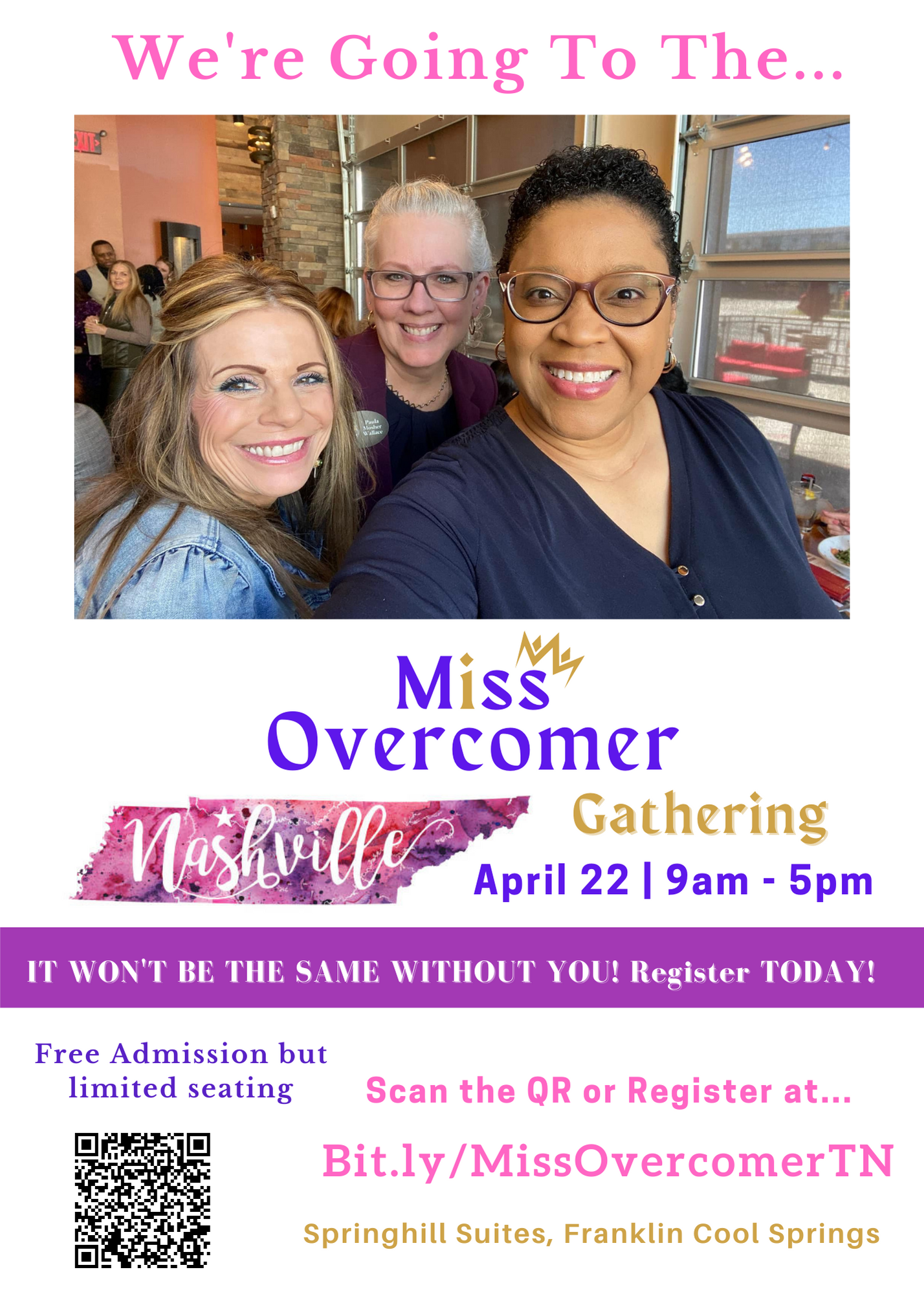 4/22 – MISS OVERCOMER – Women’s Empowerment Gathering