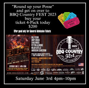 6/3 – BBQ Country Fest 2023