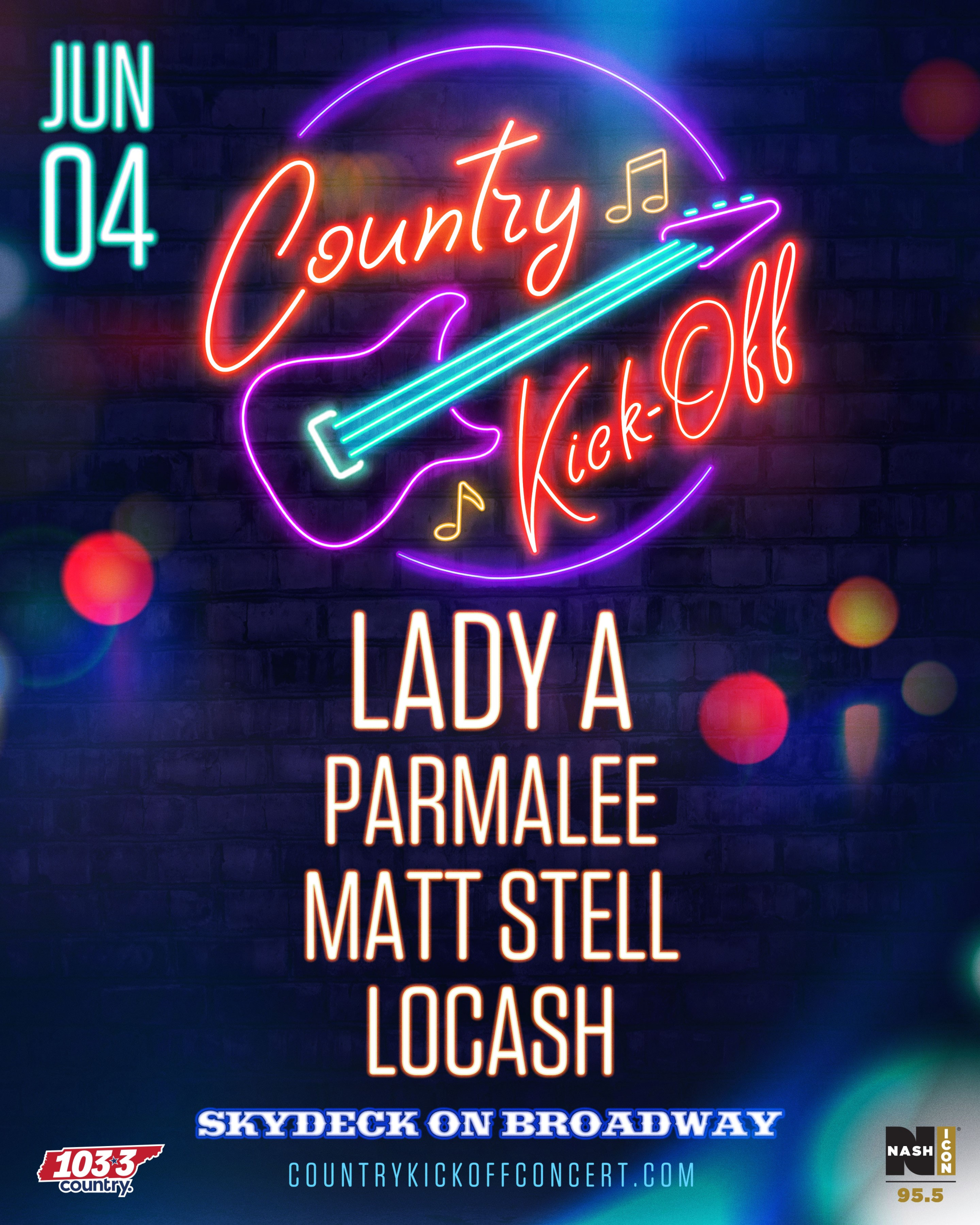 [GET TICKETS HERE] Country Kick-Off at Skydeck on Broadway 6/4/2024
