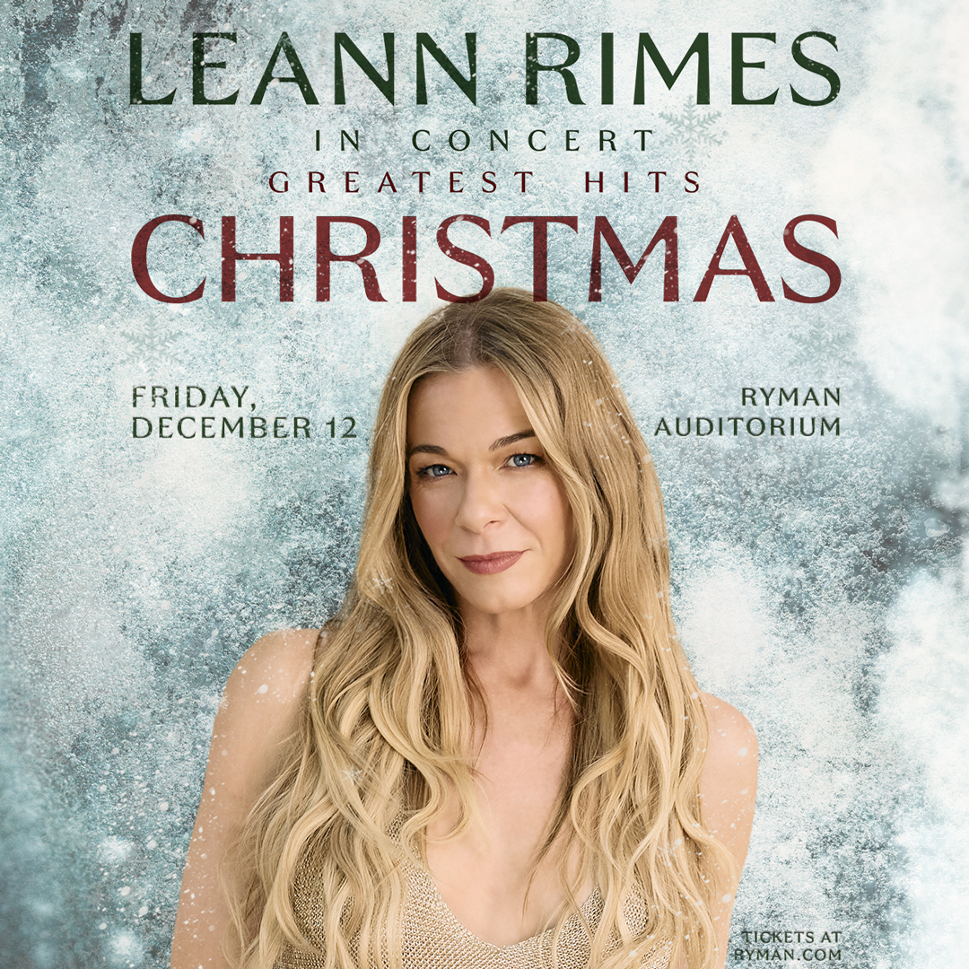 LeAnn Rimes Christmas | Ryman Auditorium | 12.12.25