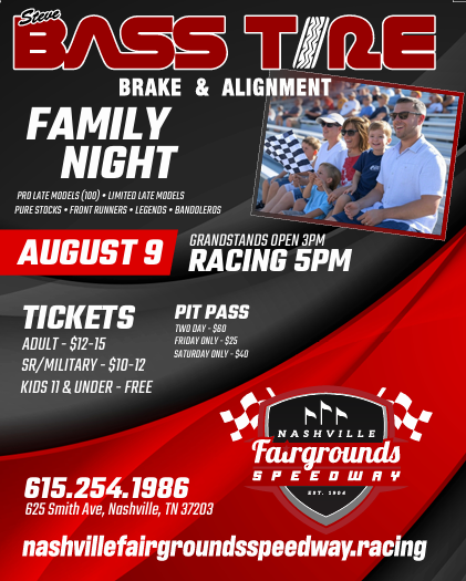 Win Tickets To Family Night At Nashville Fairgrounds Speedway!