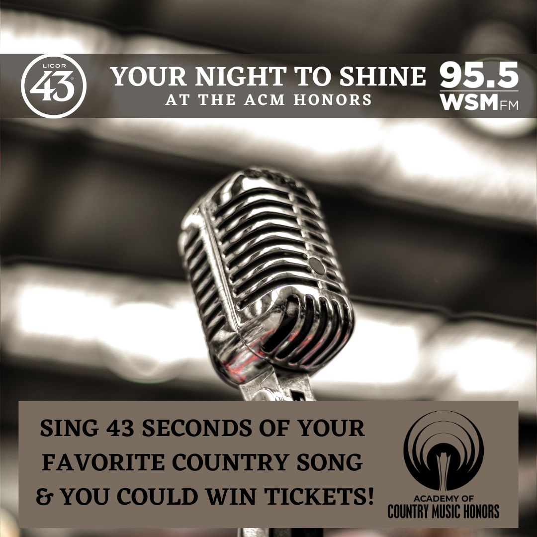 Sing For Your Shot At ACM Honors Tickets From Licor 43!