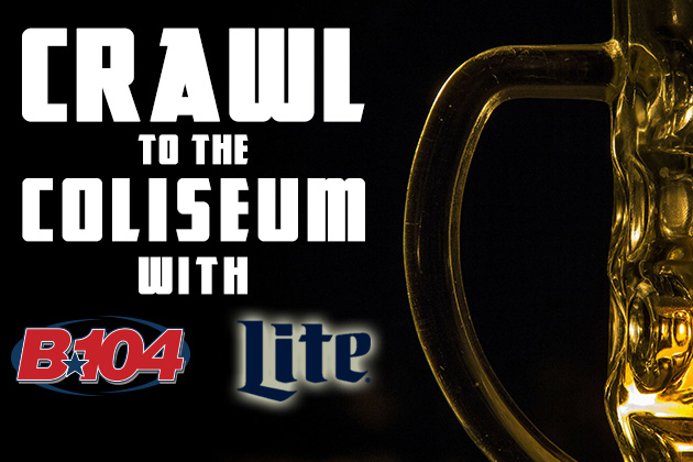 B104 and Miller Lite “Crawl to the Coliseum” for the “American Made Tour”