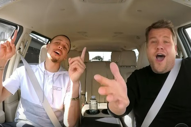 Stephen Curry Sings Disney With James Corden for Carpool Karaoke [VIDEO]